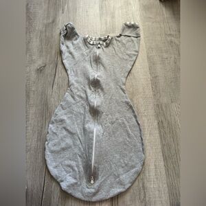 Gray Swaddle Blanket 3-6M